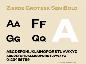 Zierde Grotesk