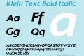 Klein Text