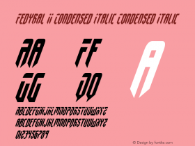 Fedyral II Condensed Italic