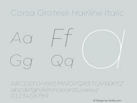 Corsa Grotesk