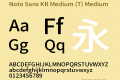 Noto Sans KR Medium (T)