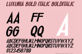 Luxuria Bold Italic