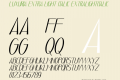 Luxuria Extra Light Italic