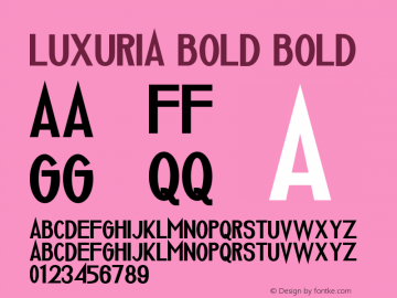 Luxuria Bold