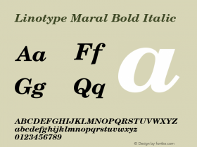 Linotype Maral