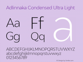 Adlinnaka Condensed