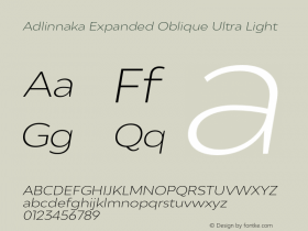 Adlinnaka Expanded Oblique