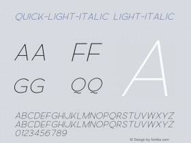 Quick-Light-Italic