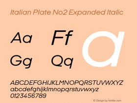 Italian Plate No2 Expanded