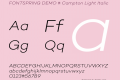 FONTSPRING DEMO - Campton Light