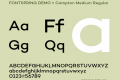 FONTSPRING DEMO - Campton Medium