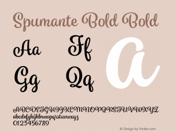 Spumante Bold