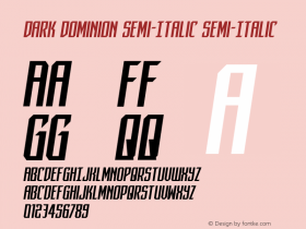 Dark Dominion Semi-Italic