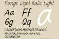 Fango Light Italic