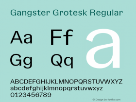 Gangster Grotesk