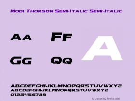 Modi Thorson Semi-Italic