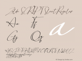 Zolda SCRIPT Slant