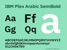 IBM Plex Arabic