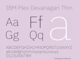 IBM Plex Devanagari
