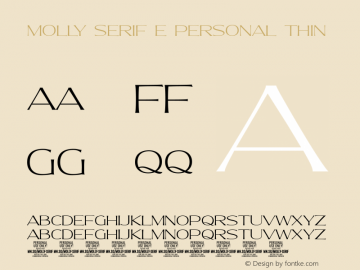 Molly Serif E PERSONAL