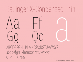 Ballinger X-Condensed