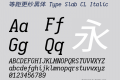 等距更纱黑体 Type Slab CL