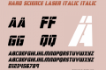 Hard Science Laser Italic