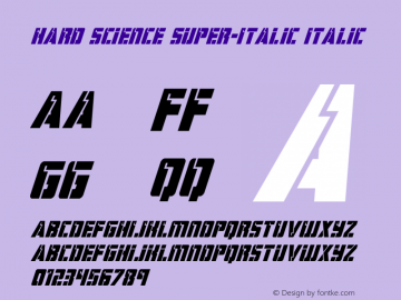 Hard Science Super-Italic