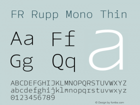 FR Rupp Mono