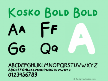 Kosko Bold