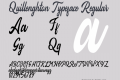 Quillenghton Typeface