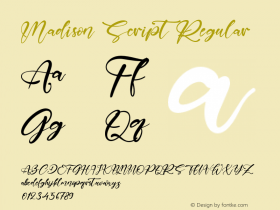 Madison Script