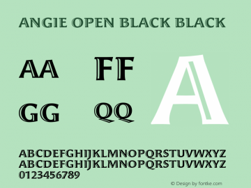 Angie Open Black