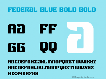 Federal Blue Bold