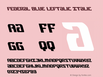 Federal Blue Leftalic