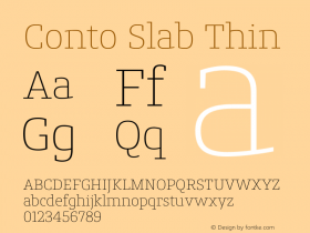 Conto Slab