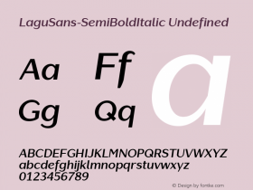 LaguSans-SemiBoldItalic