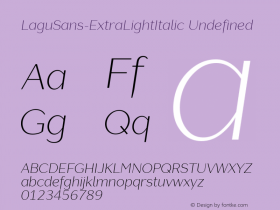 LaguSans-ExtraLightItalic