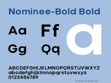 Nominee-Bold