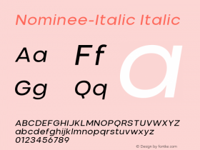 Nominee-Italic