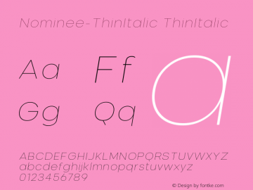 Nominee-ThinItalic