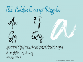 The Caldwell script