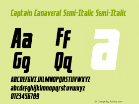 Captain Canaveral Semi-Italic