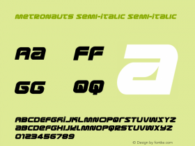 Metronauts Semi-Italic