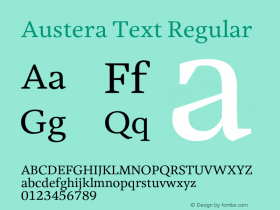 Austera Text