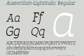 AusterSlab-LightItalic