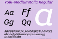 Yolk-MediumItalic