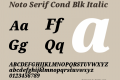 Noto Serif Cond Blk