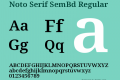 Noto Serif SemBd