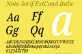 Noto Serif ExtCond